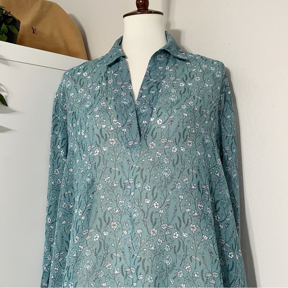 CAbi Women's Chase Field Off Flowers‎ Blouse Size XXS - Picture 8 of 12